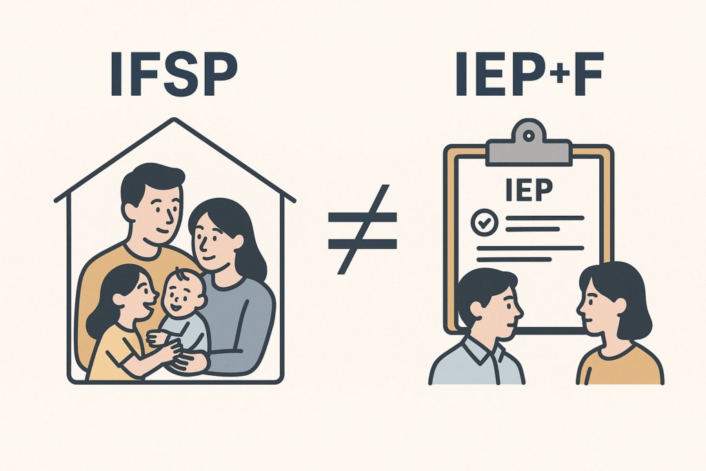 IFSP는 IEP에 Family를 더한 것이라는 생각 과연 맞을까?